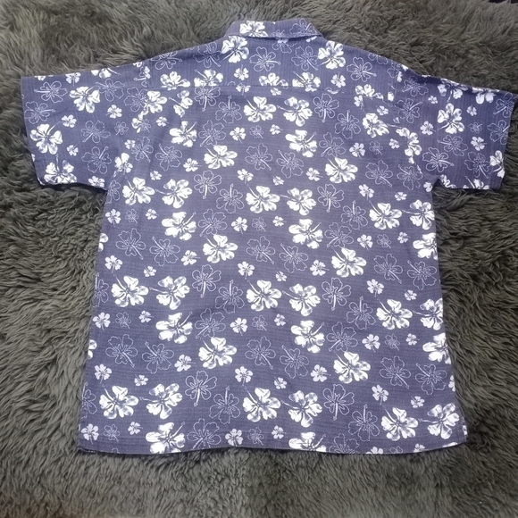 Old College Inn Men's Floral Hawiian Shirt Size Medium - Picture 5 of 5